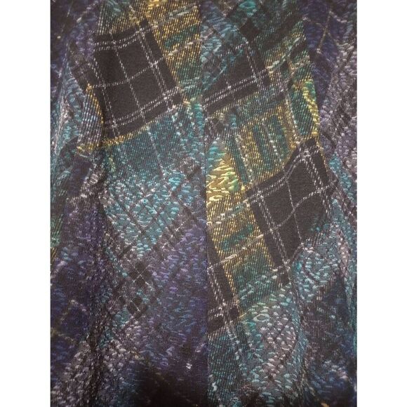 Catherine's Shirt Ladies 2x Navy‎ Black Blue Short Sleeve - Picture 5 of 7